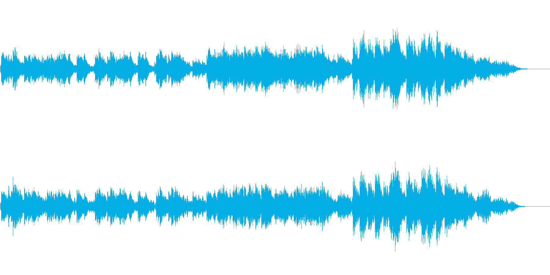ラブ・バラード(ドリーミーな雰囲気)の再生済みの波形