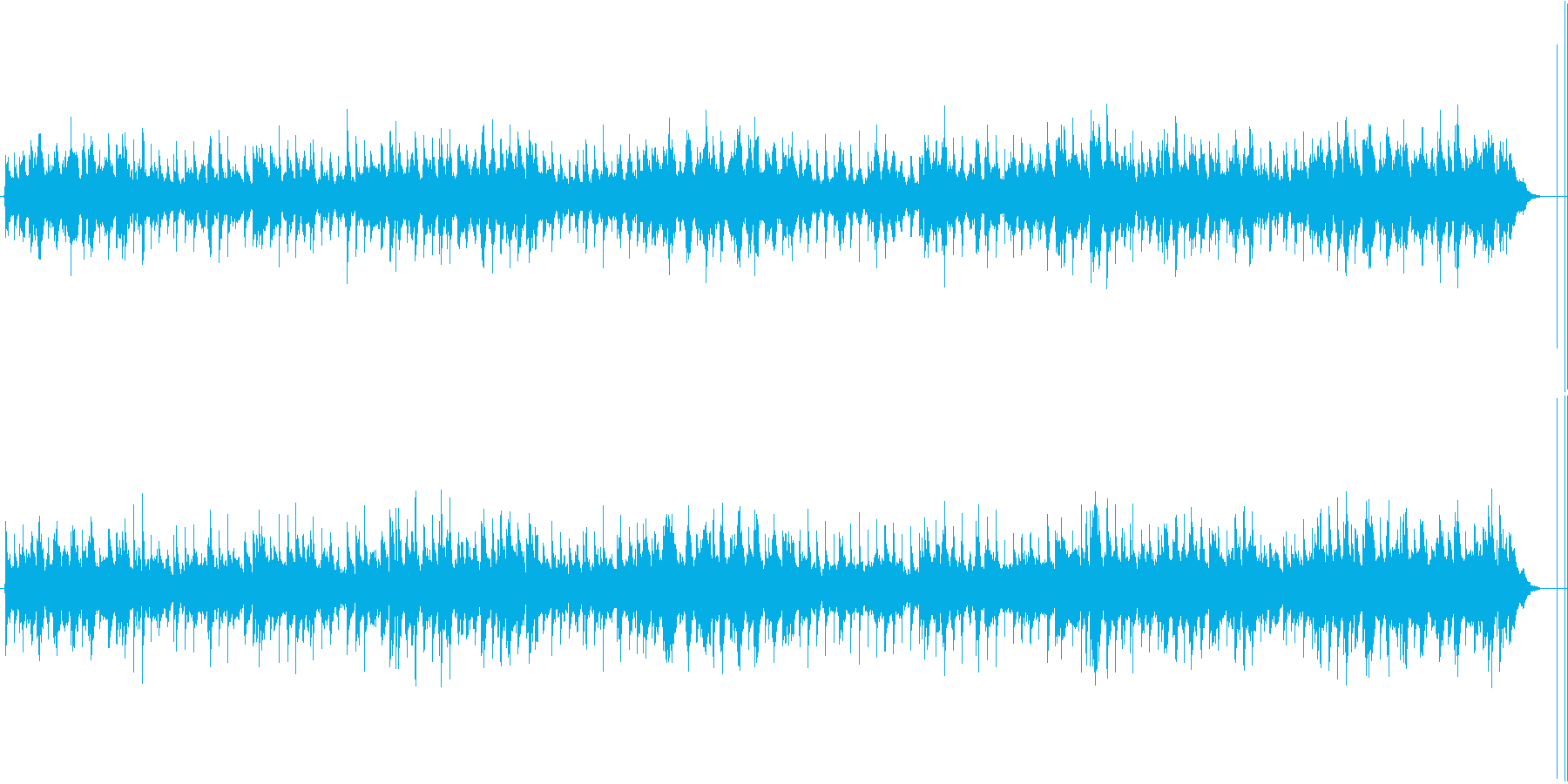 哀愁を帯びたメロディーが心にしみる曲の再生済みの波形