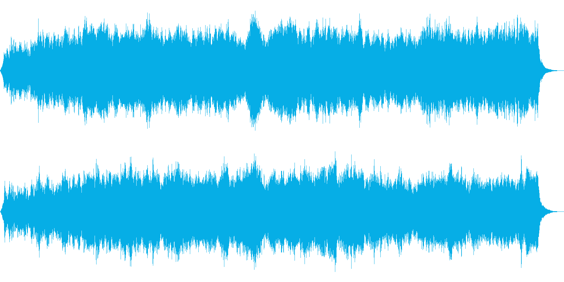 ストリングスをモチーフにしたループ楽曲…の再生済みの波形