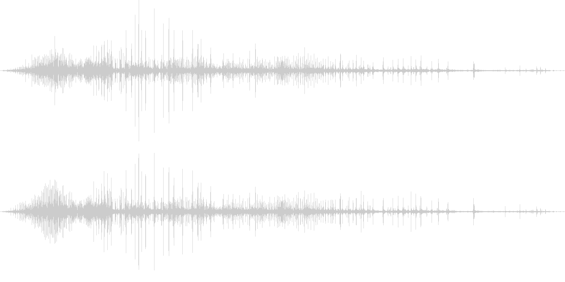 ギリギリ締め付けるような音2(短め)の未再生の波形