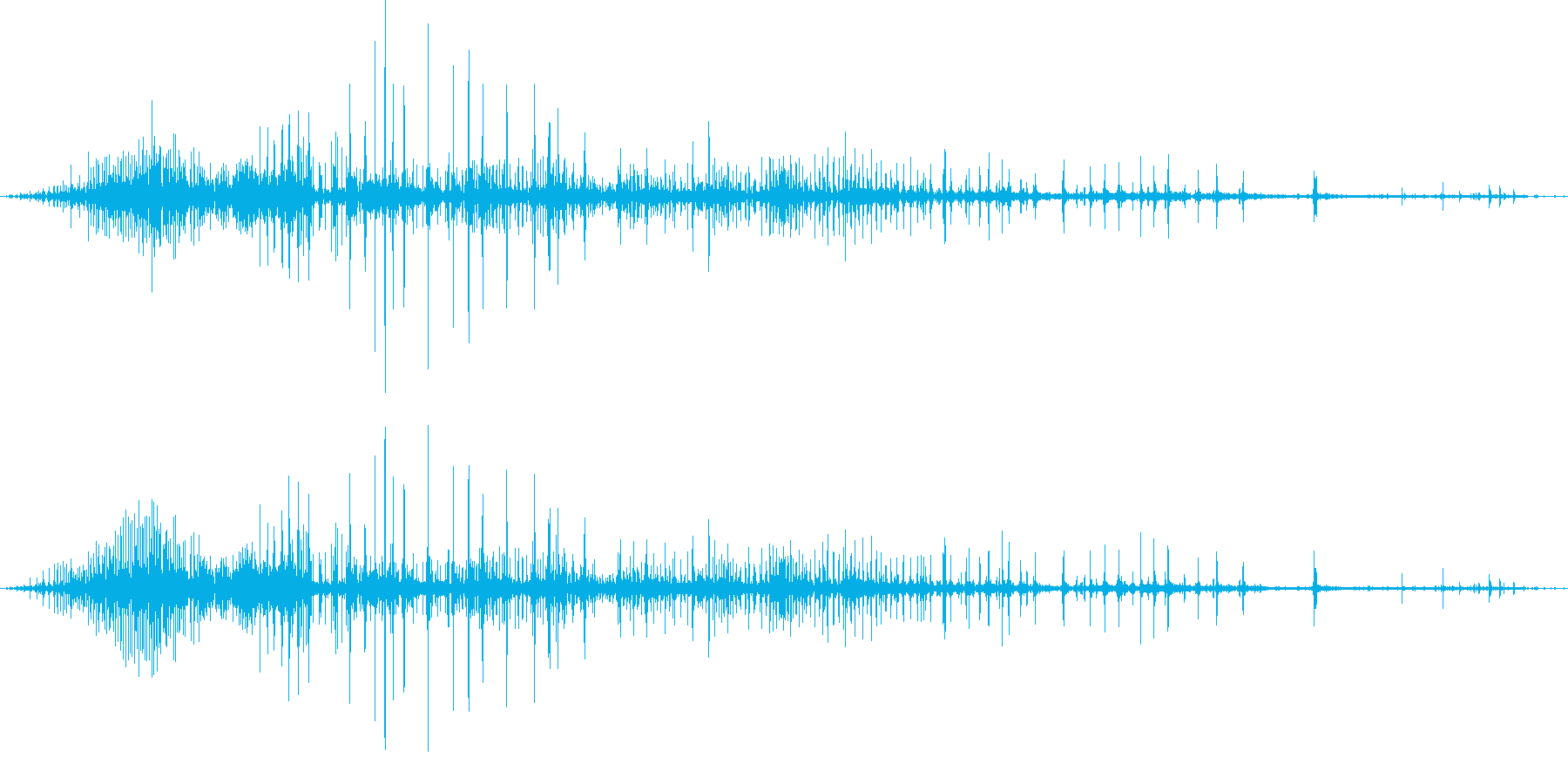 ギリギリ締め付けるような音2(短め)の再生済みの波形