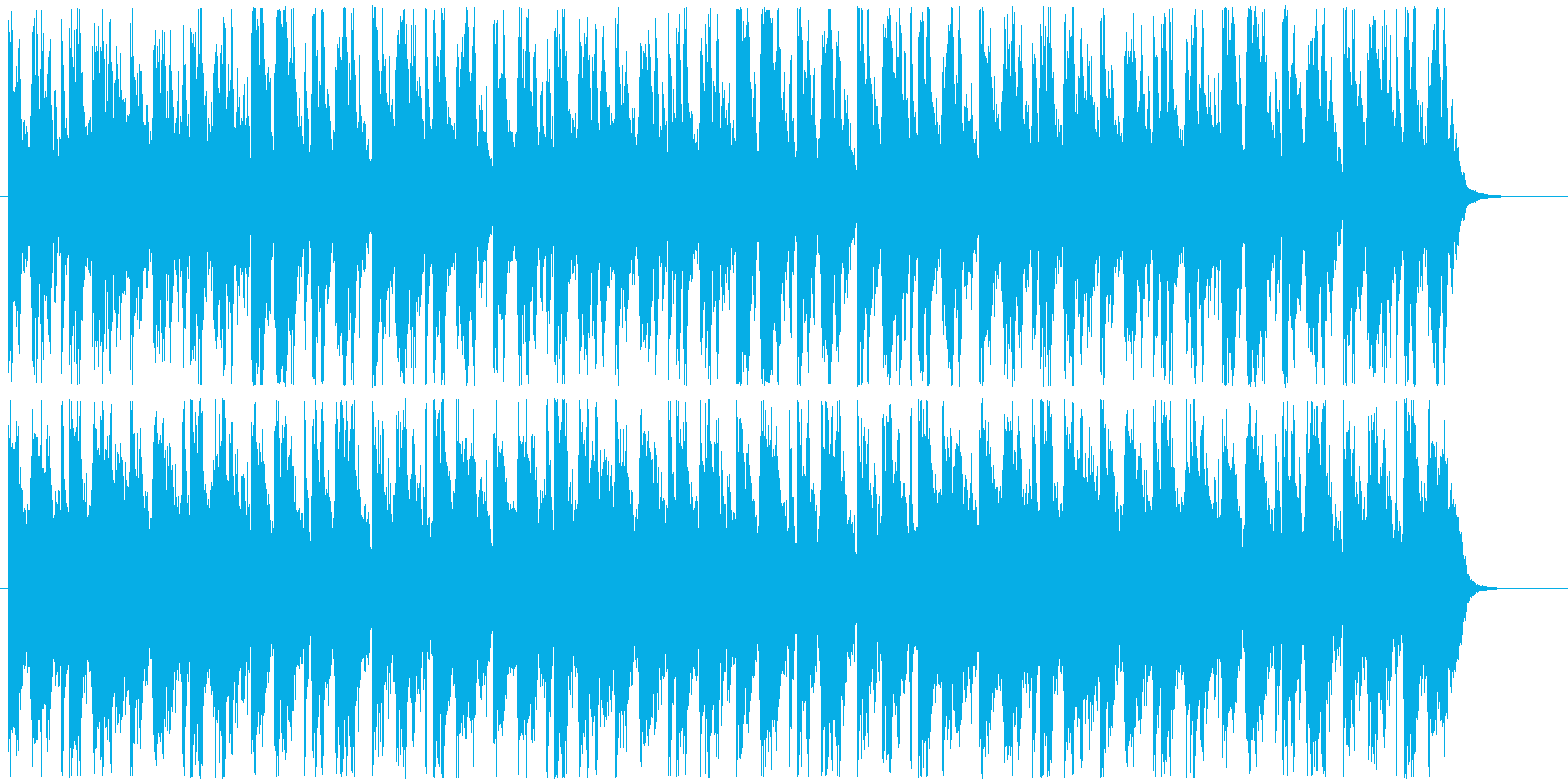 オープニング風ファンタジー系BGMの再生済みの波形