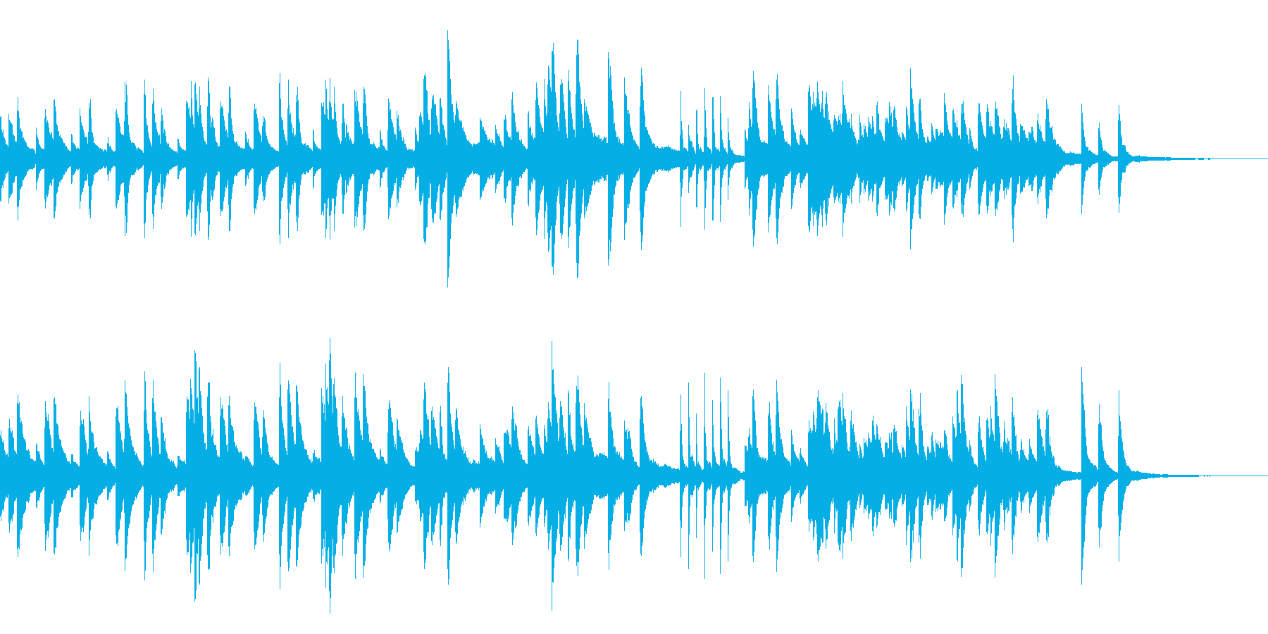 センチメンタルで少し切ないピアノ曲ですの再生済みの波形