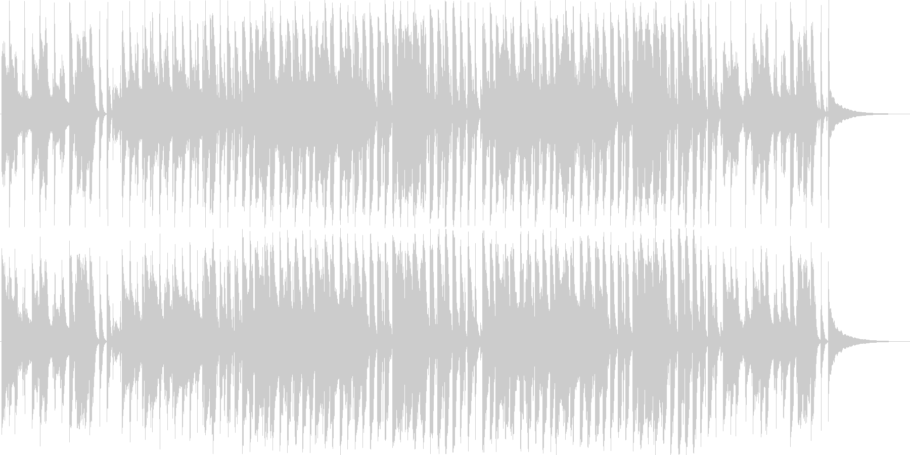 陽気で穏やかな口笛メロディのBGM♪の未再生の波形