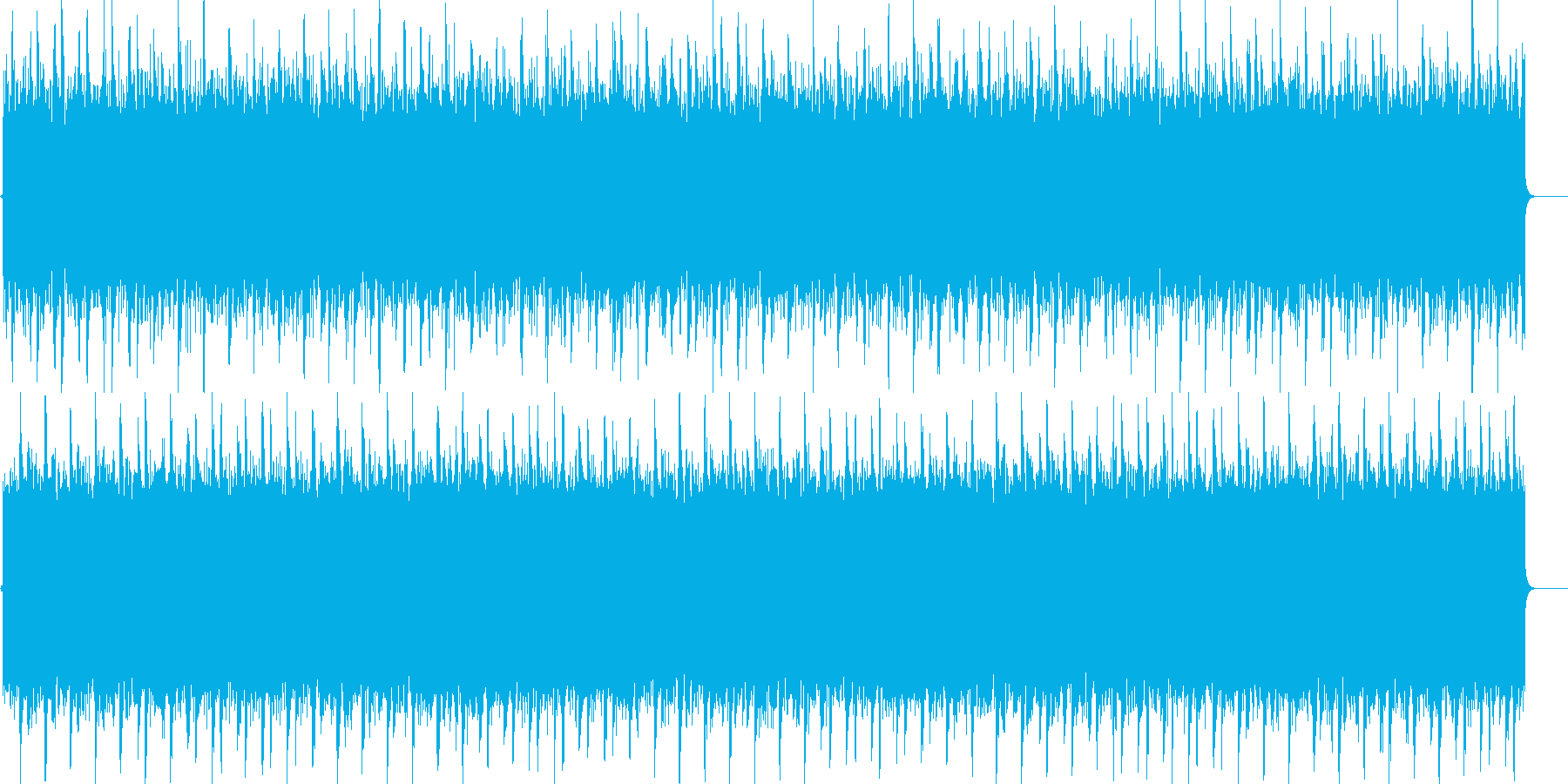 えぐいノイズの再生済みの波形