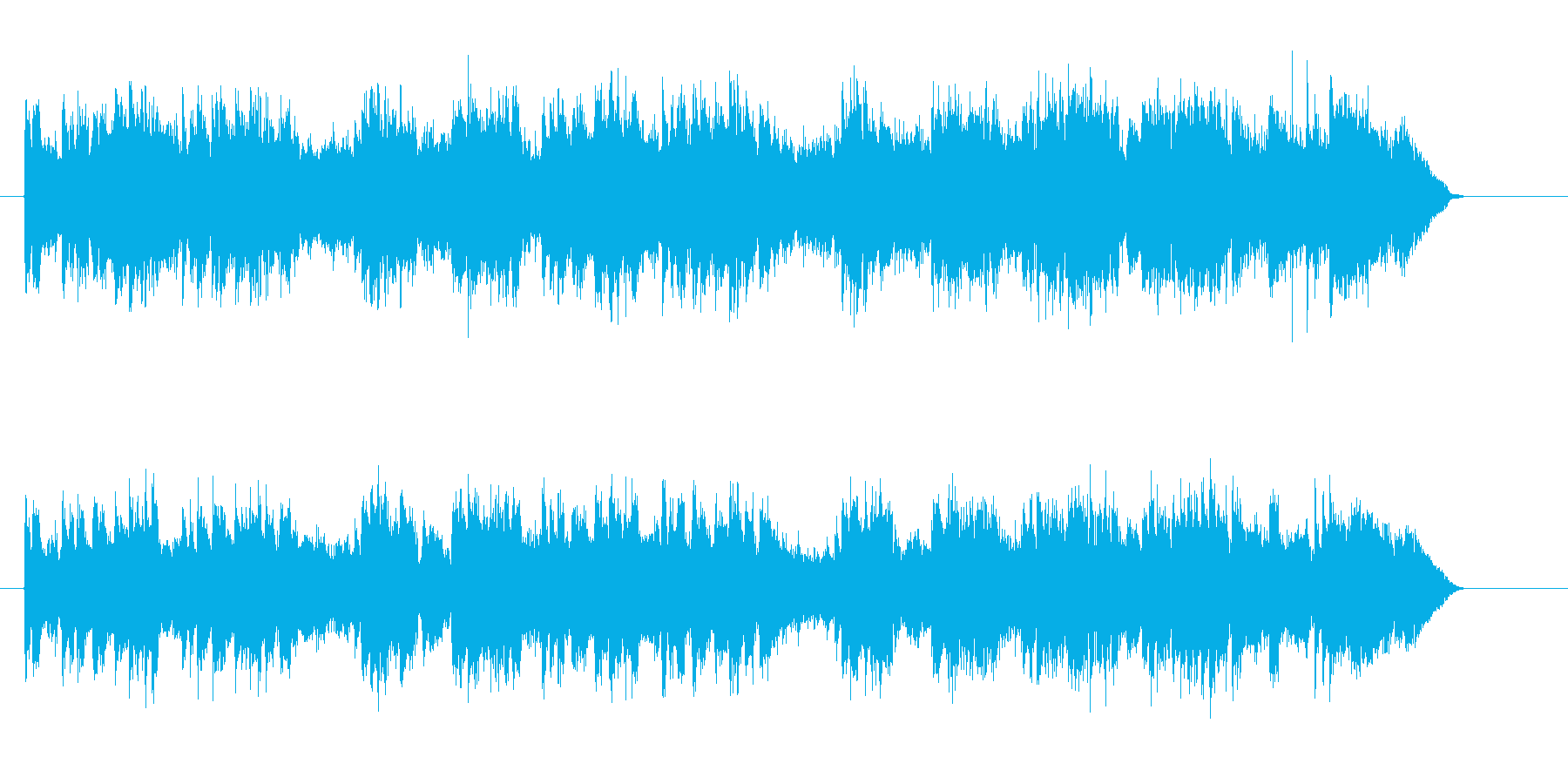 ゆったりと優しいリラクゼーションジングルの再生済みの波形