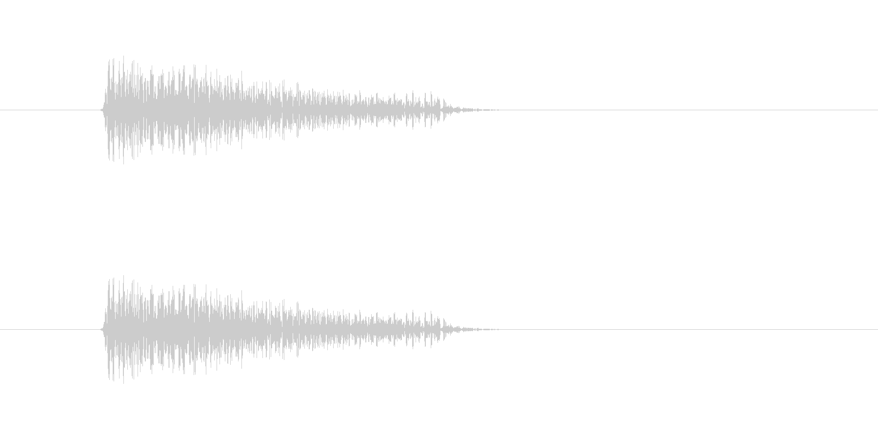 ギターのスライド音ですの未再生の波形