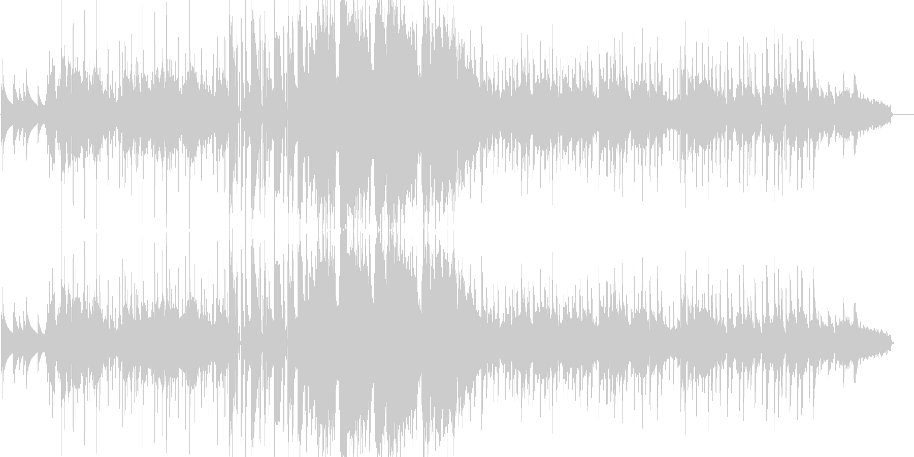本物サックスであたたかく優しいサウンド曲の未再生の波形