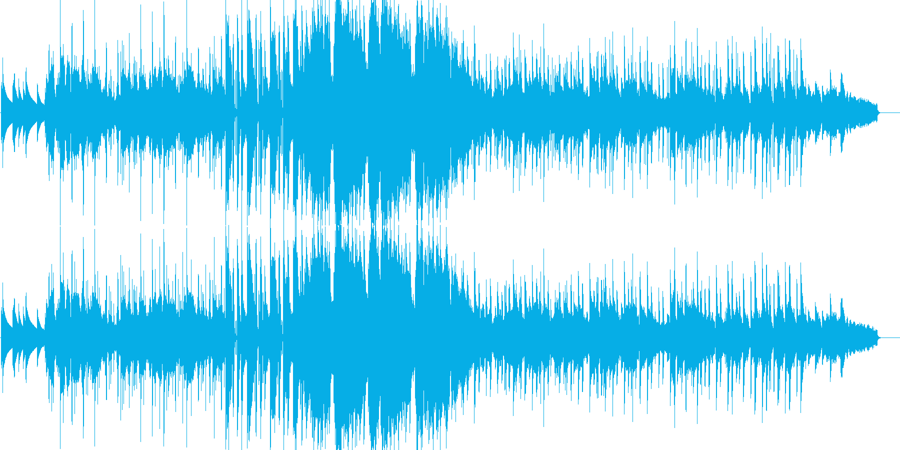本物サックスであたたかく優しいサウンド曲の再生済みの波形