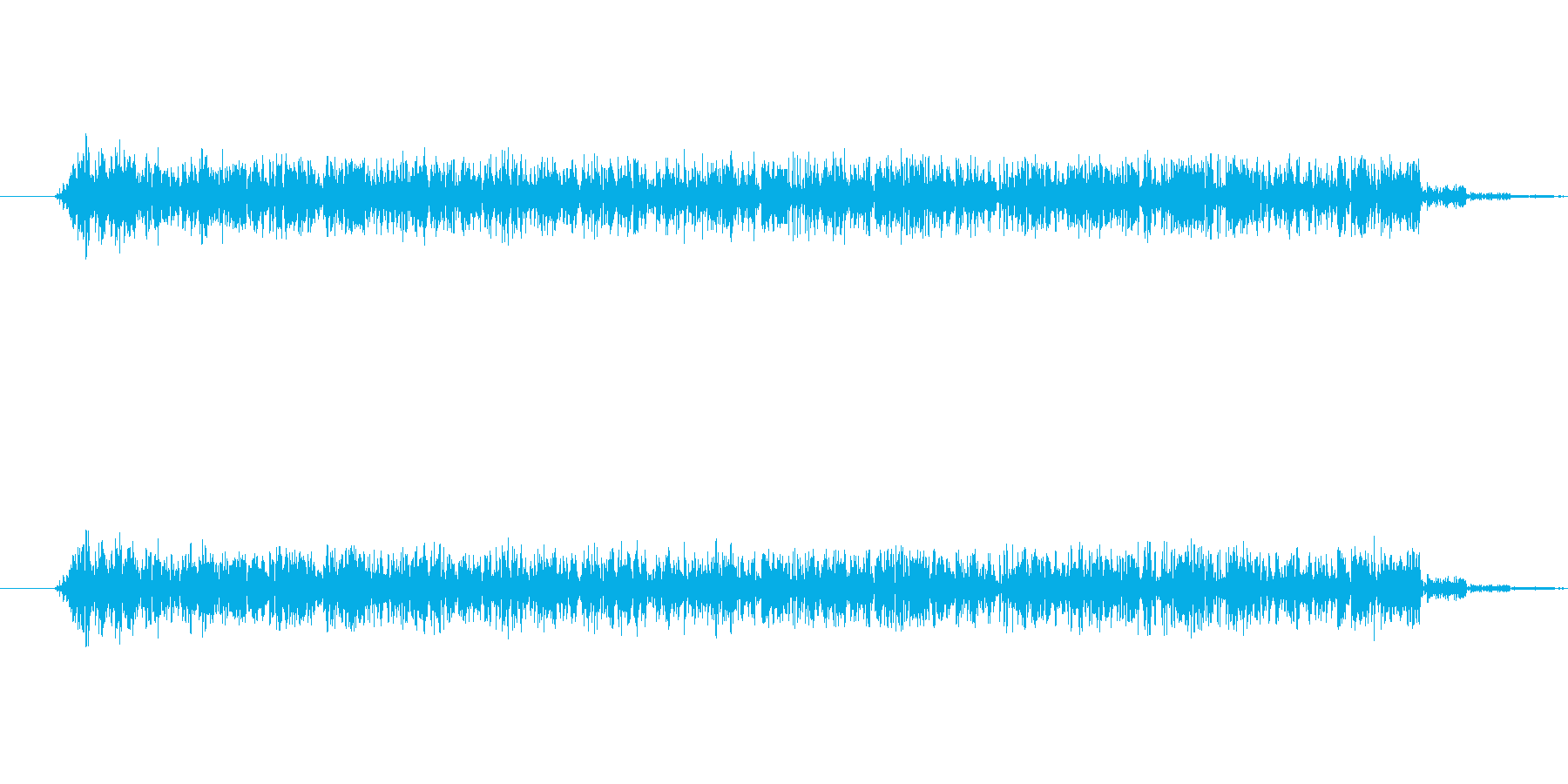 水が沸騰するような音です。の再生済みの波形