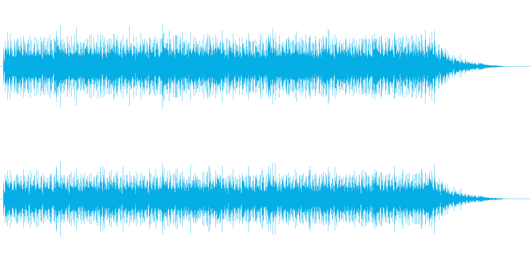 ほのぼのとしたサンバの再生済みの波形