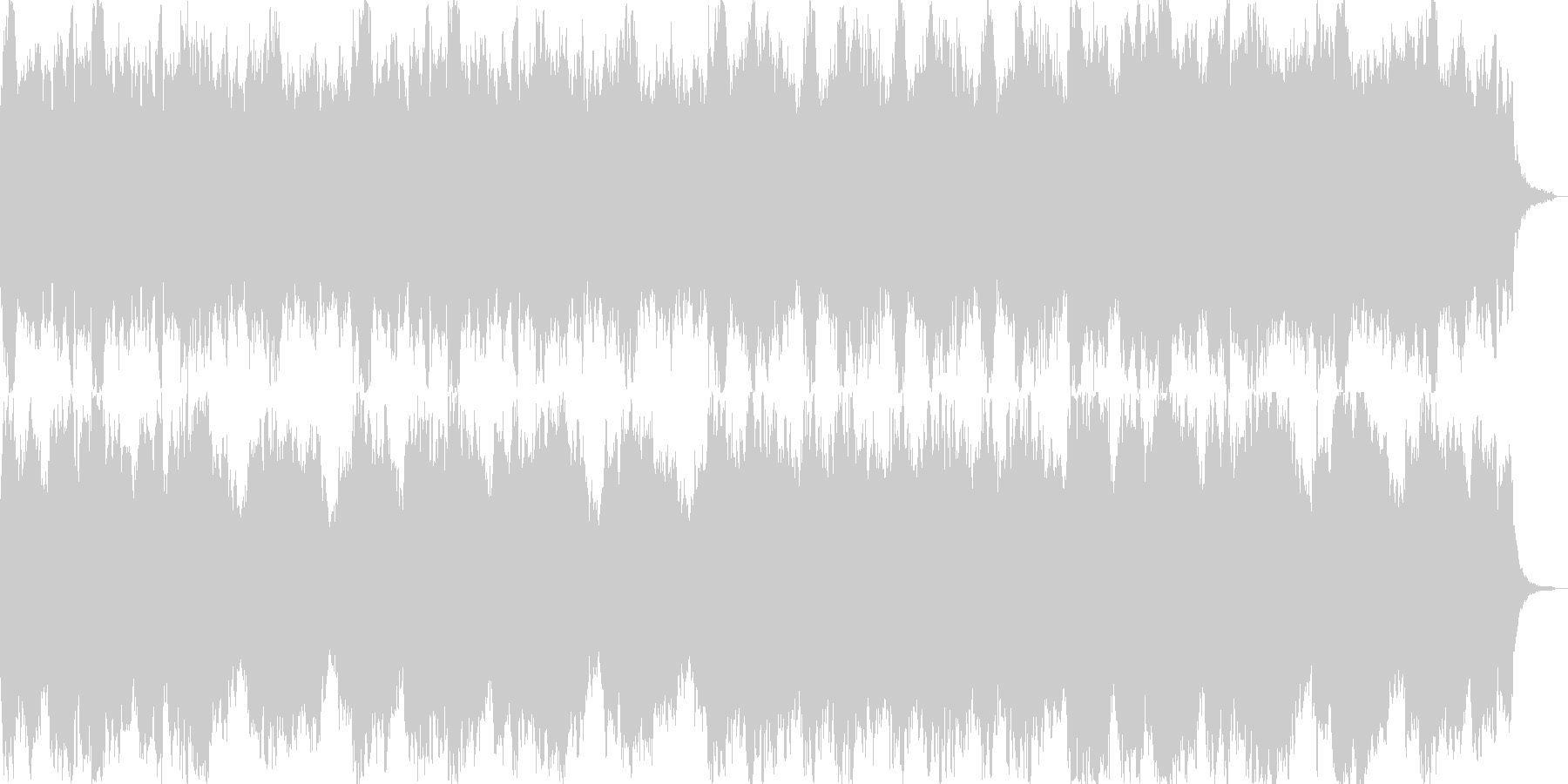 謎が深まる楽曲の未再生の波形
