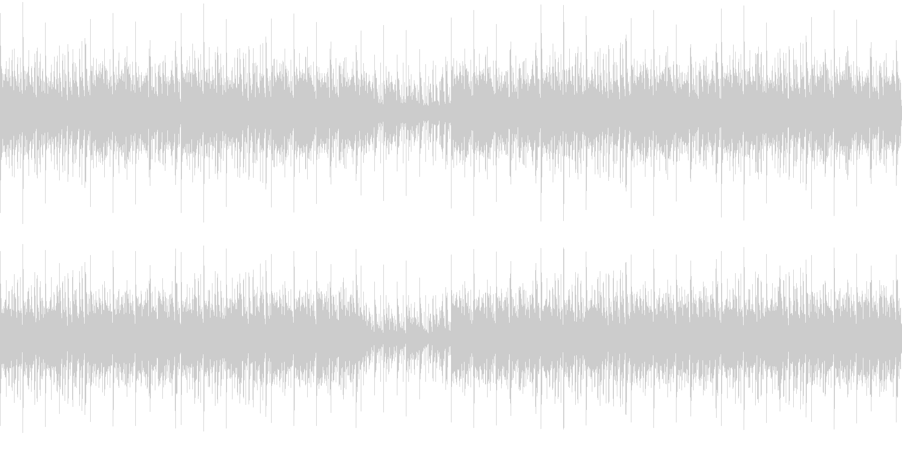 154bpm、E-Maj_16ビートの未再生の波形