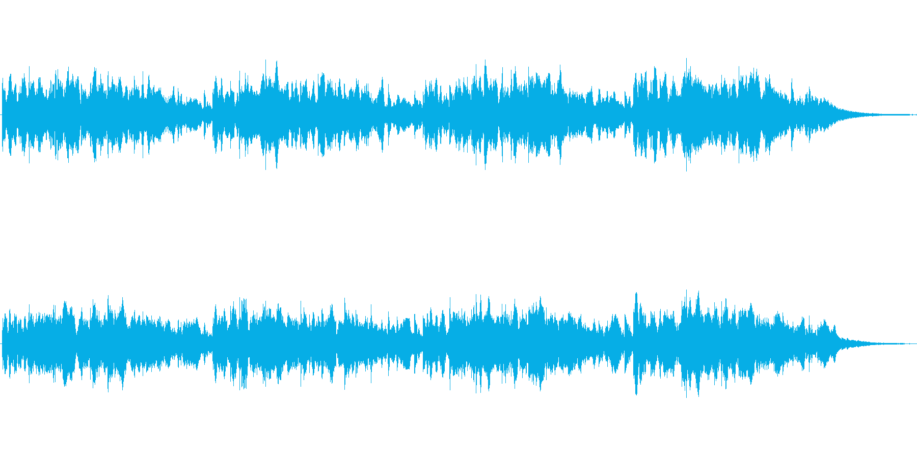 シンセによるメルヘンの世界的なジングル2の再生済みの波形