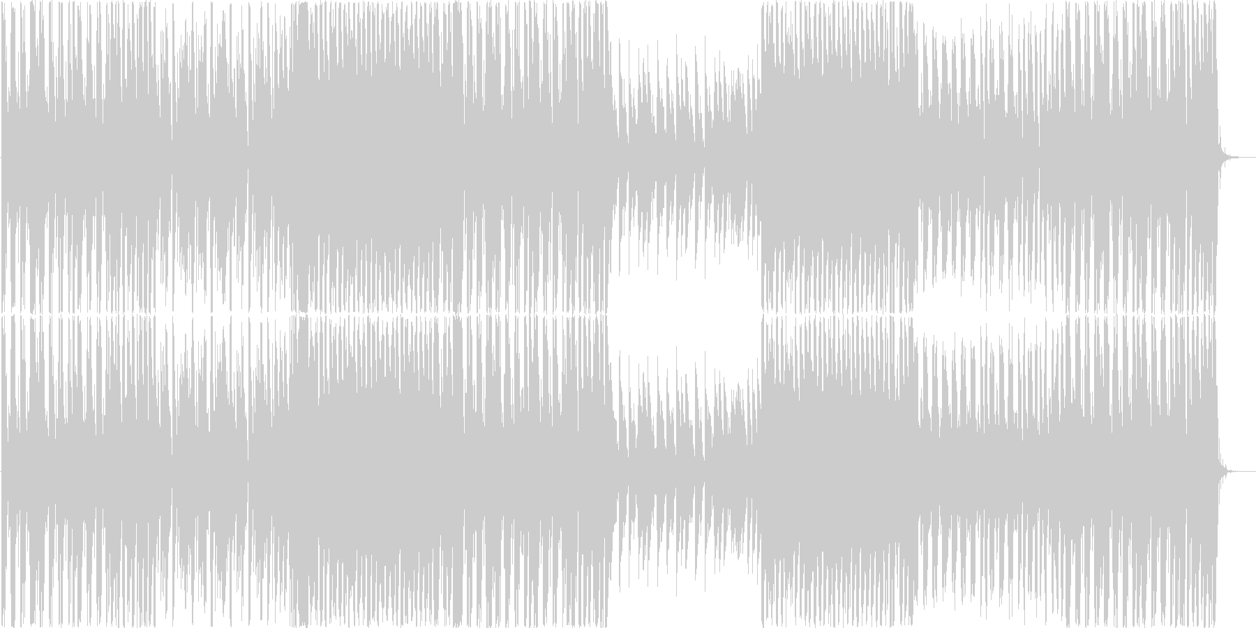 恋のワクワクドキドキをイメージした楽曲…の未再生の波形
