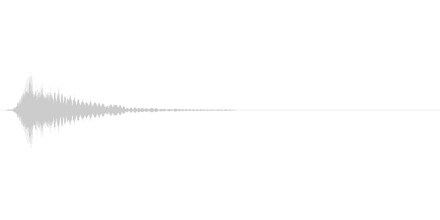キーン。武器こすれる音です。刀や剣を出…の未再生の波形