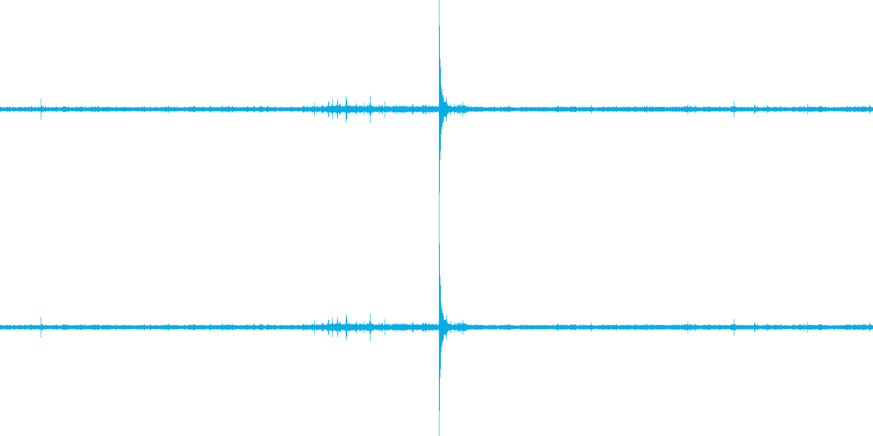 ししおどしの音の再生済みの波形