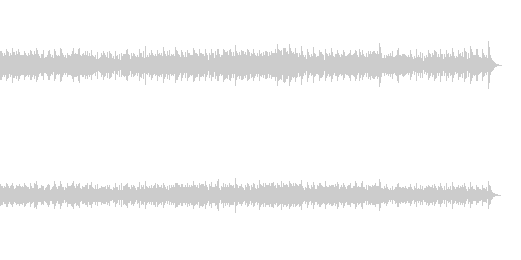 バロック調キラキラヒーリング曲の未再生の波形