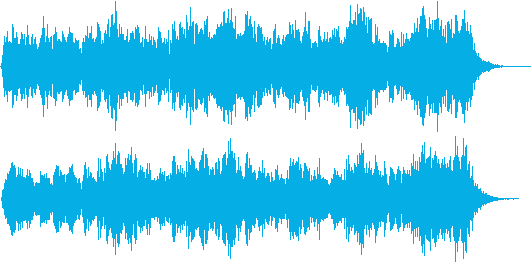 コミカルなオケ編曲の米国フォークソングの再生済みの波形