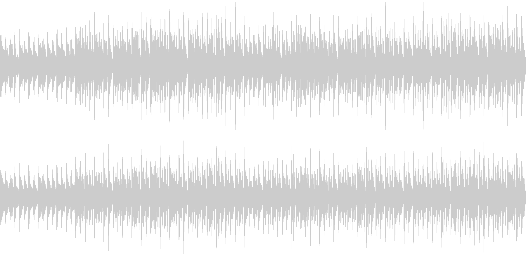 パレードのような曲の未再生の波形