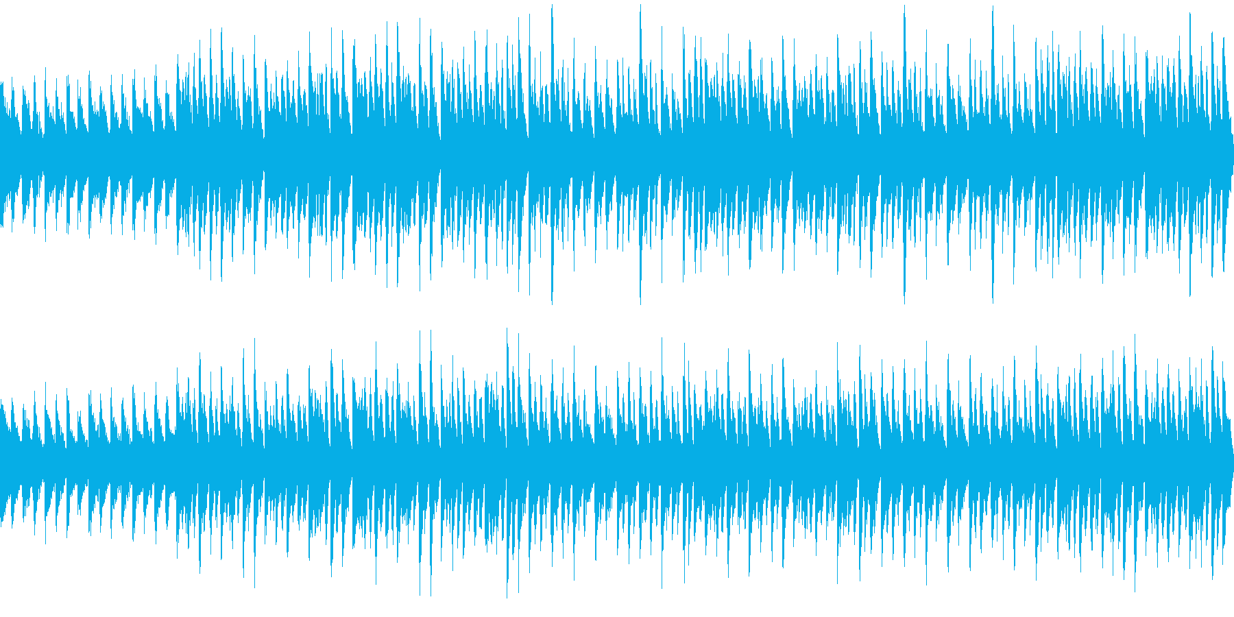 パレードのような曲の再生済みの波形
