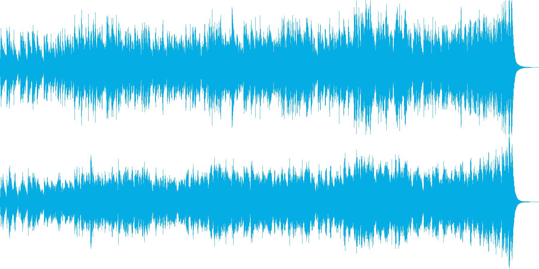 ・都会的なジャズの曲です・エレキギター…の再生済みの波形