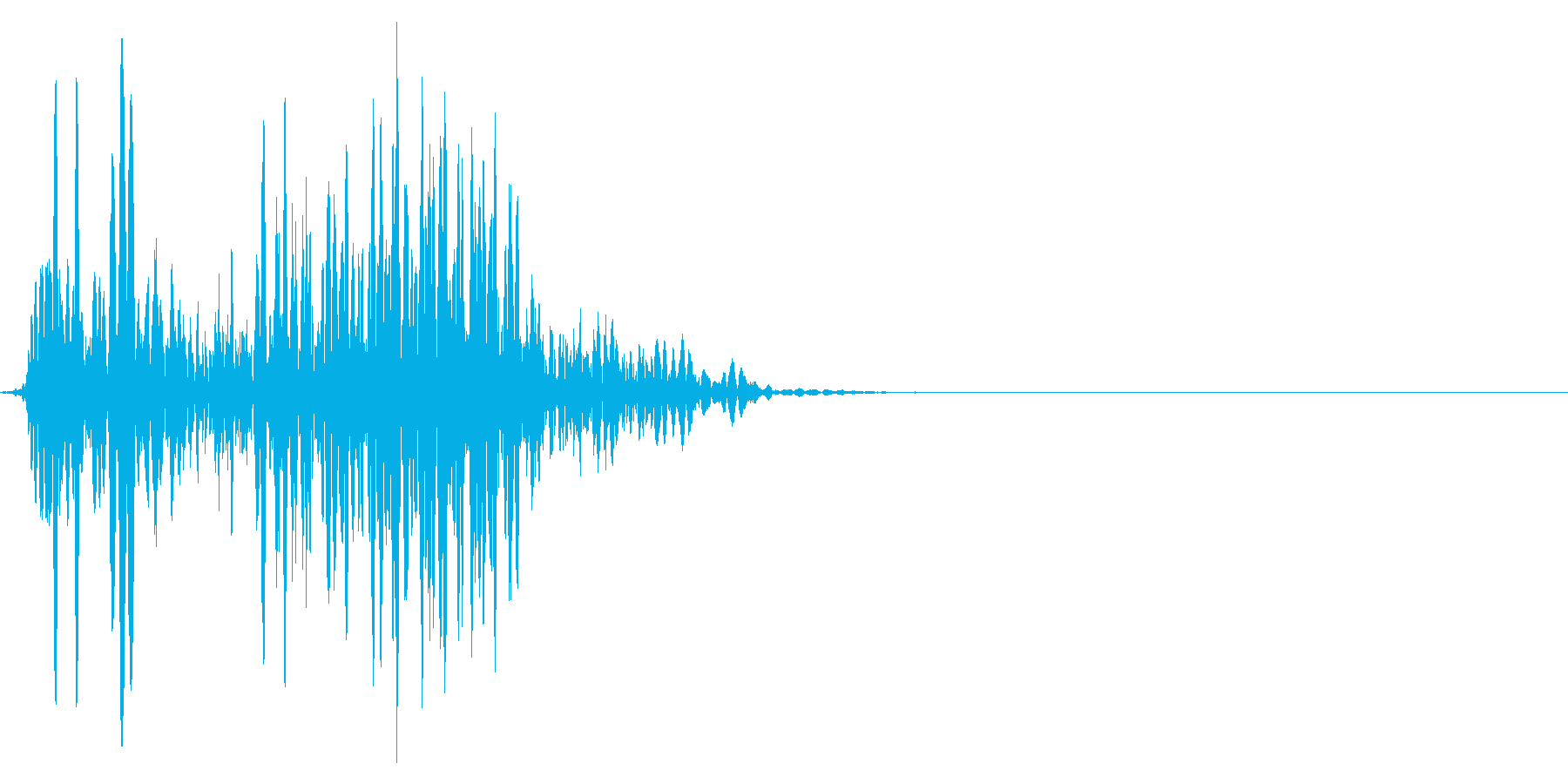ゲーム掛け声ゾンビ1うめき4の再生済みの波形