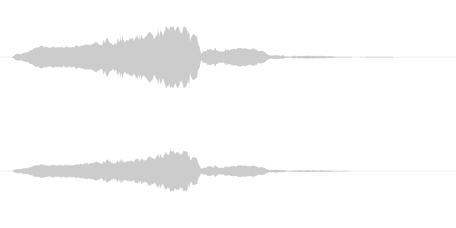 【ブーン】という蚊が飛ぶ音の未再生の波形