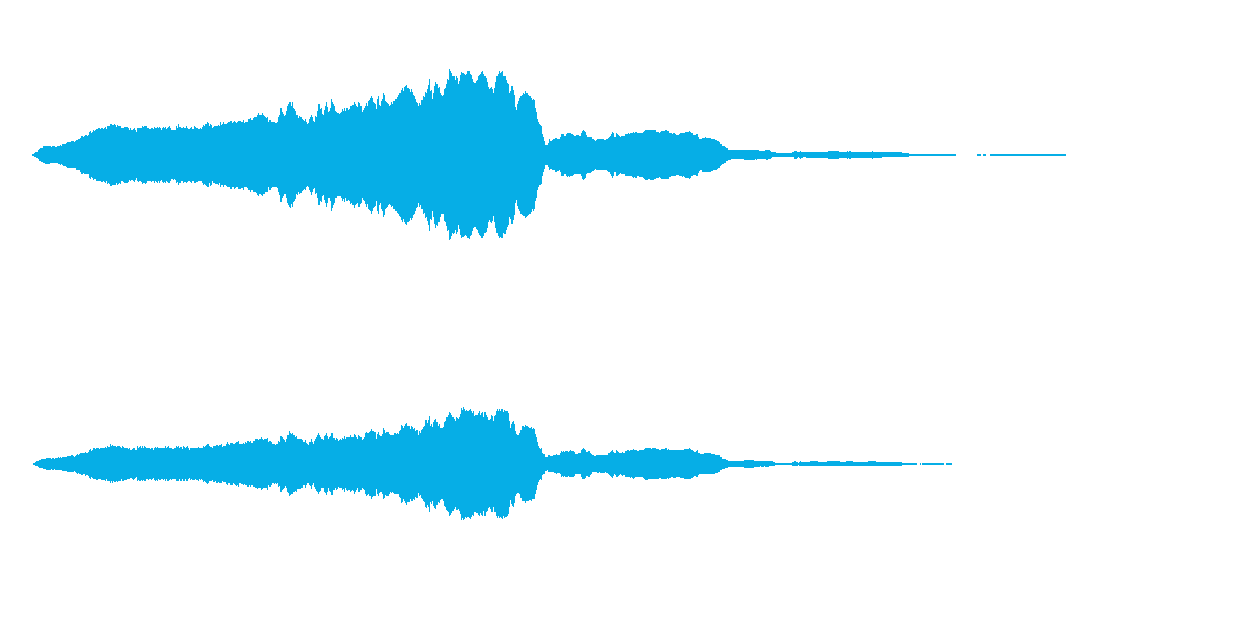 【ブーン】という蚊が飛ぶ音の再生済みの波形