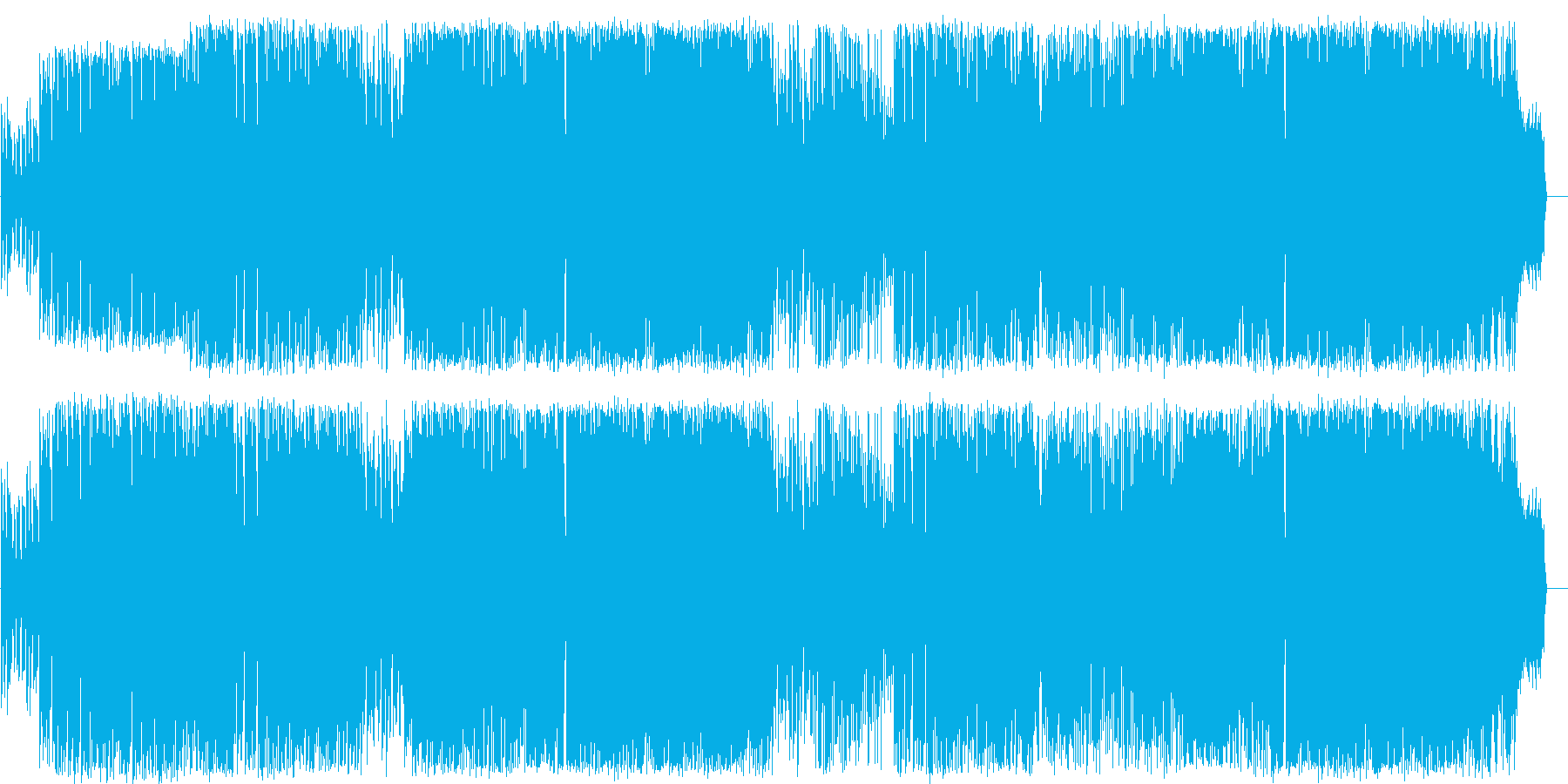 Windowsに内蔵されている音源(M…の再生済みの波形