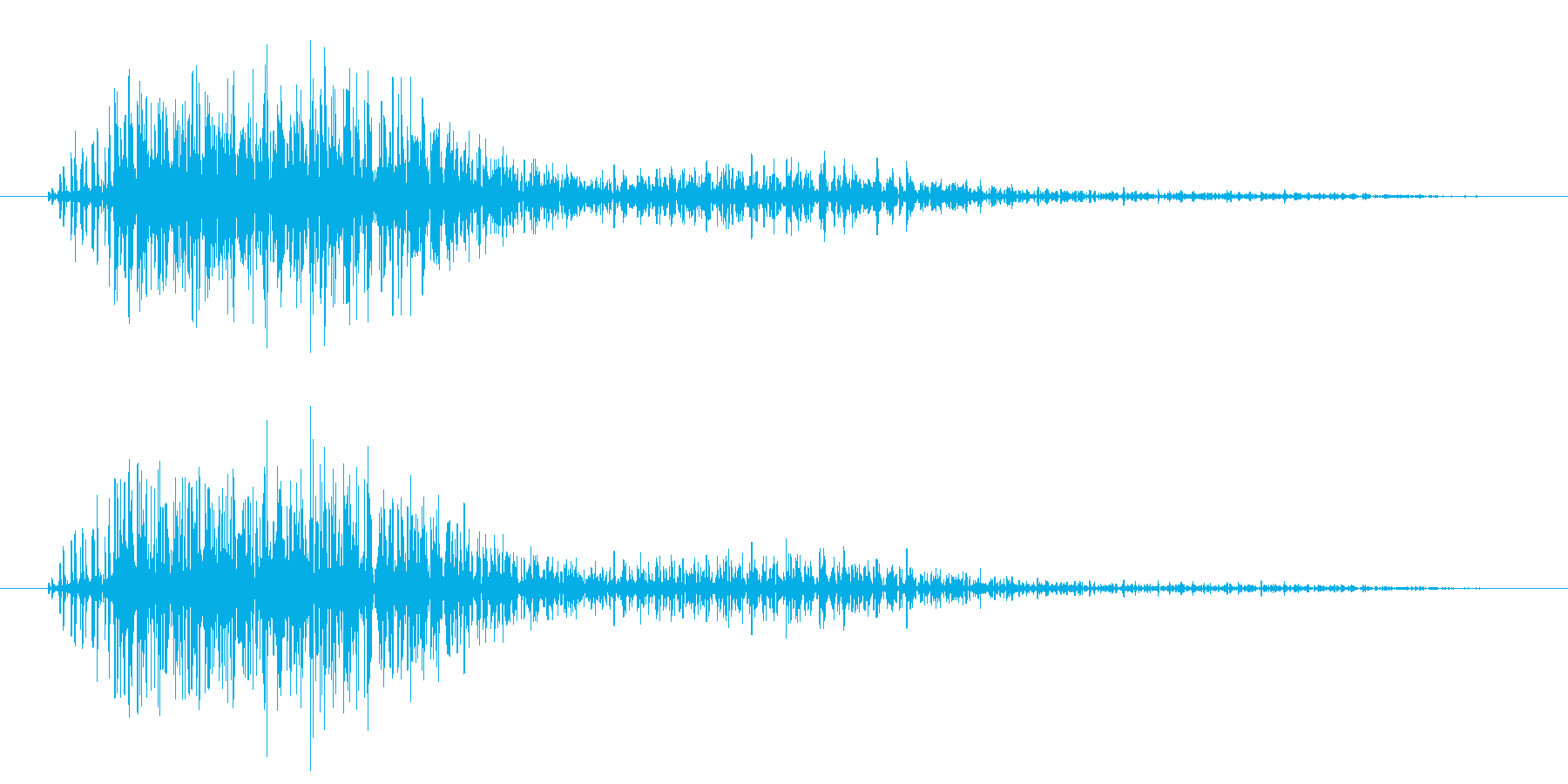 ぼぼわおおん。 不気味な効果音。の再生済みの波形