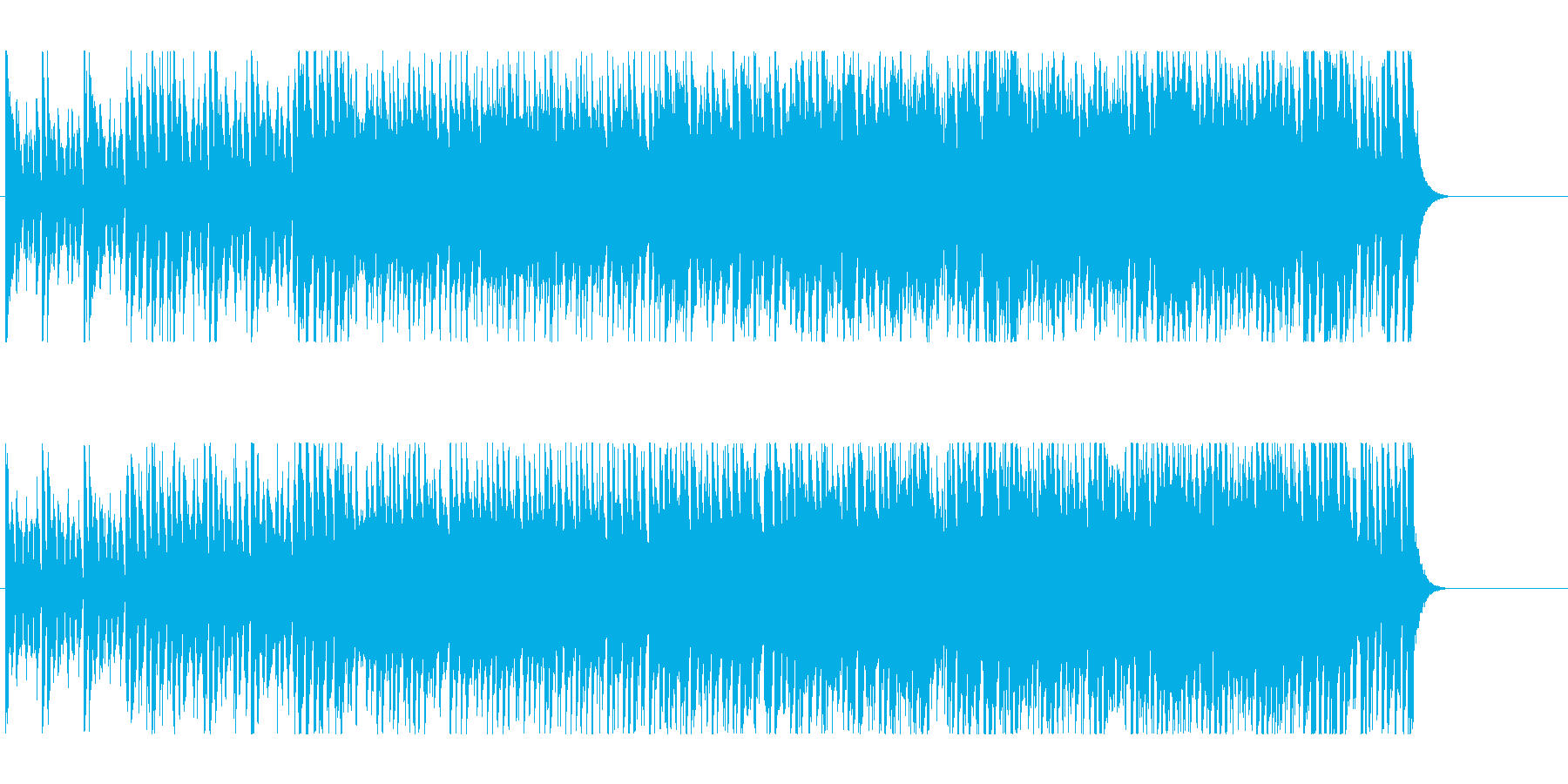 いきいきハツラツとした楽しいポップの再生済みの波形
