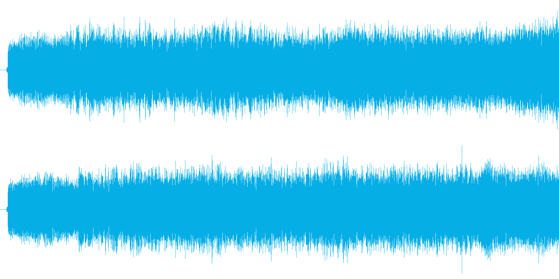吸い込み音の再生済みの波形