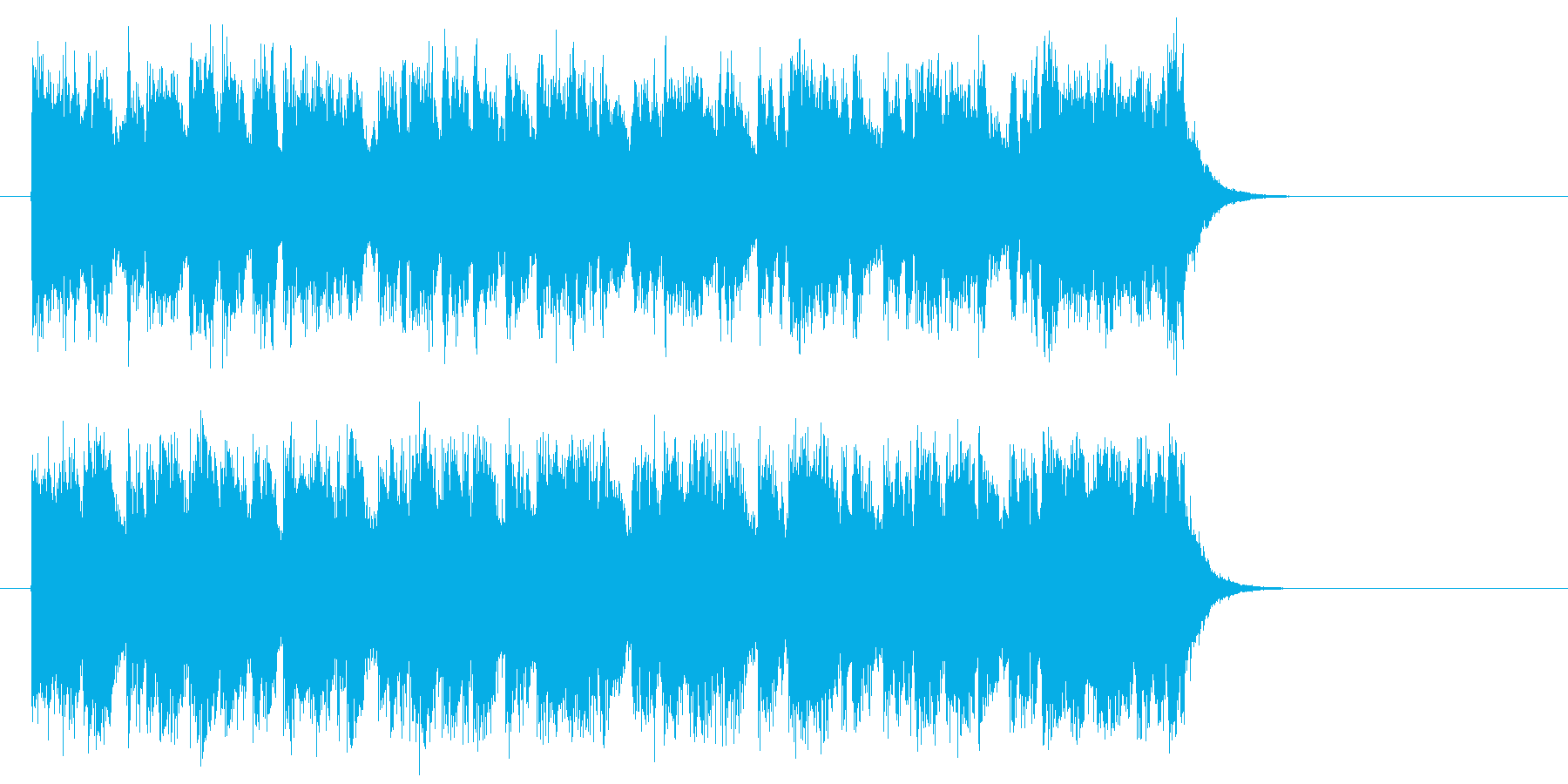 勇者のオーケストラ風音楽(イントロ)の再生済みの波形