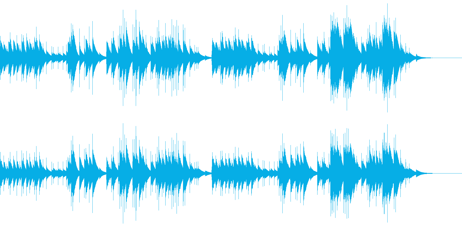 オルゴールソロによる穏やかな曲です。色…の再生済みの波形