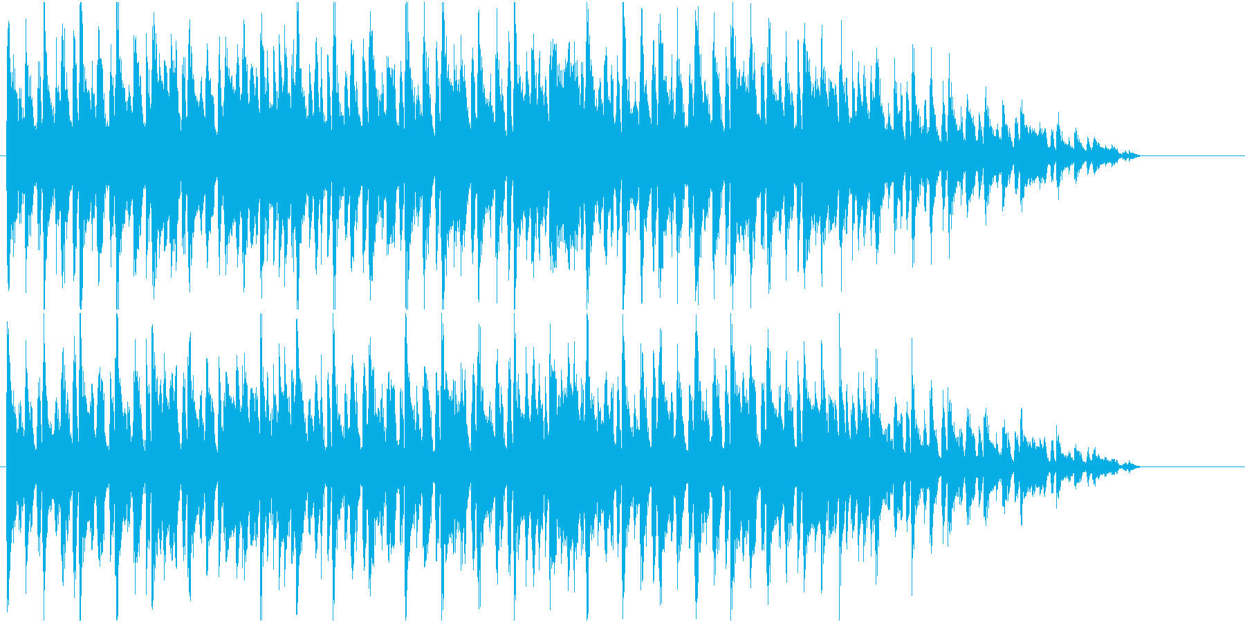 爽やかでアコースティックな曲の再生済みの波形
