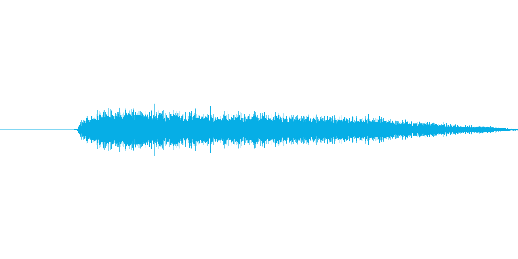 プシュッ(蒸気が漏れる音)の再生済みの波形