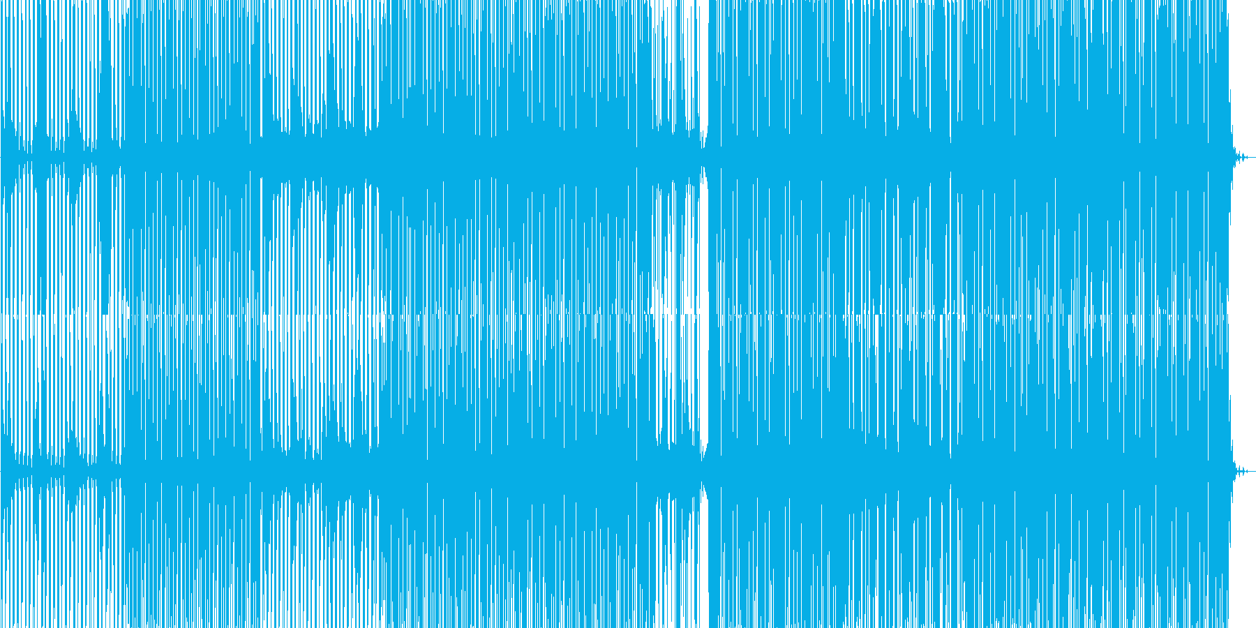 少しづつ変化するdeep minimalの再生済みの波形
