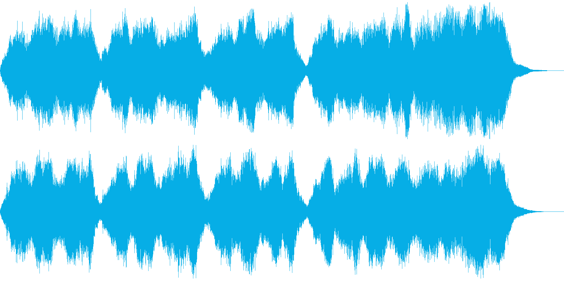 ストリングスをモチーフにしたループ楽曲…の再生済みの波形