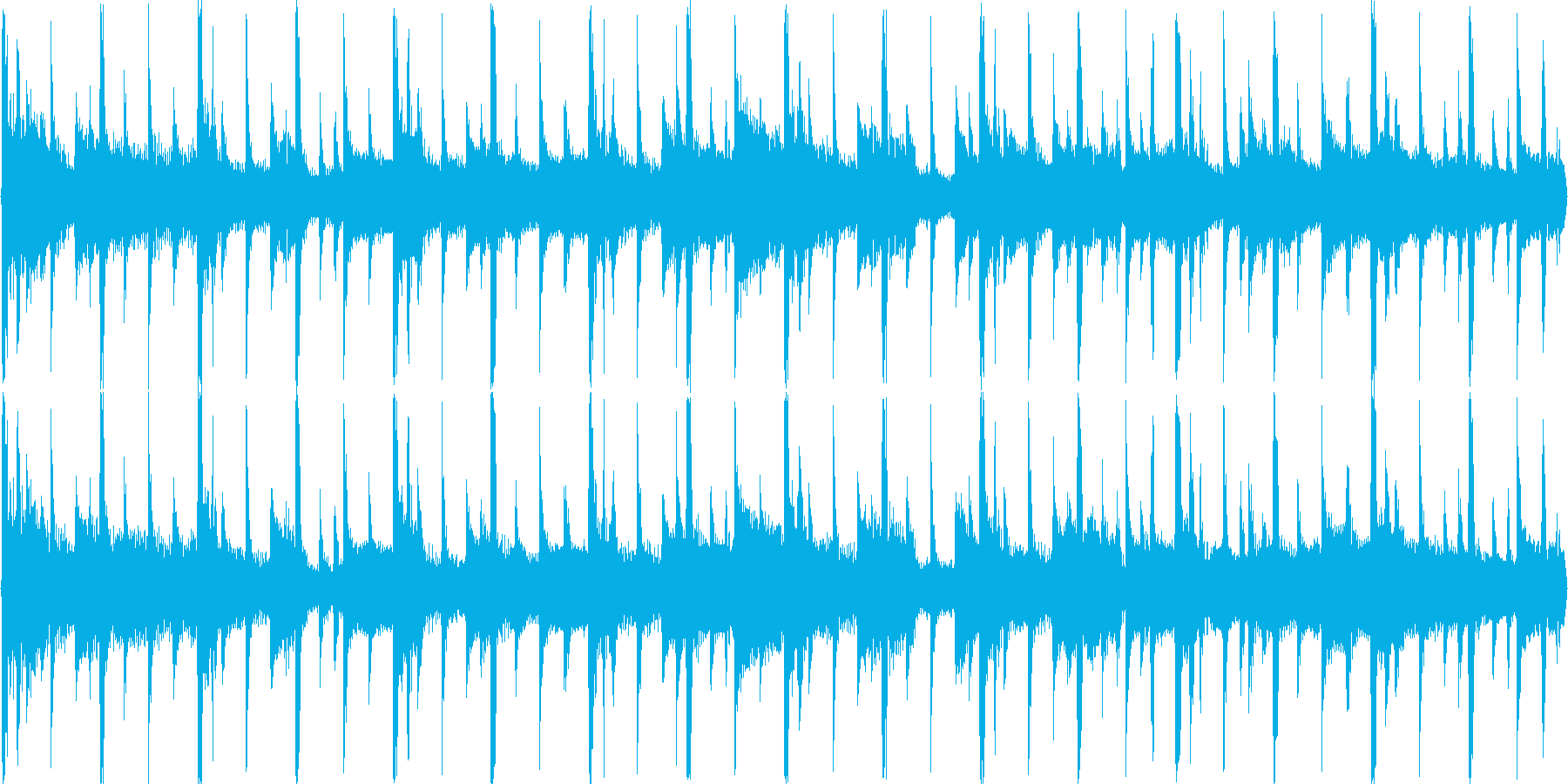 ヒップホップを感じる楽曲です。の再生済みの波形