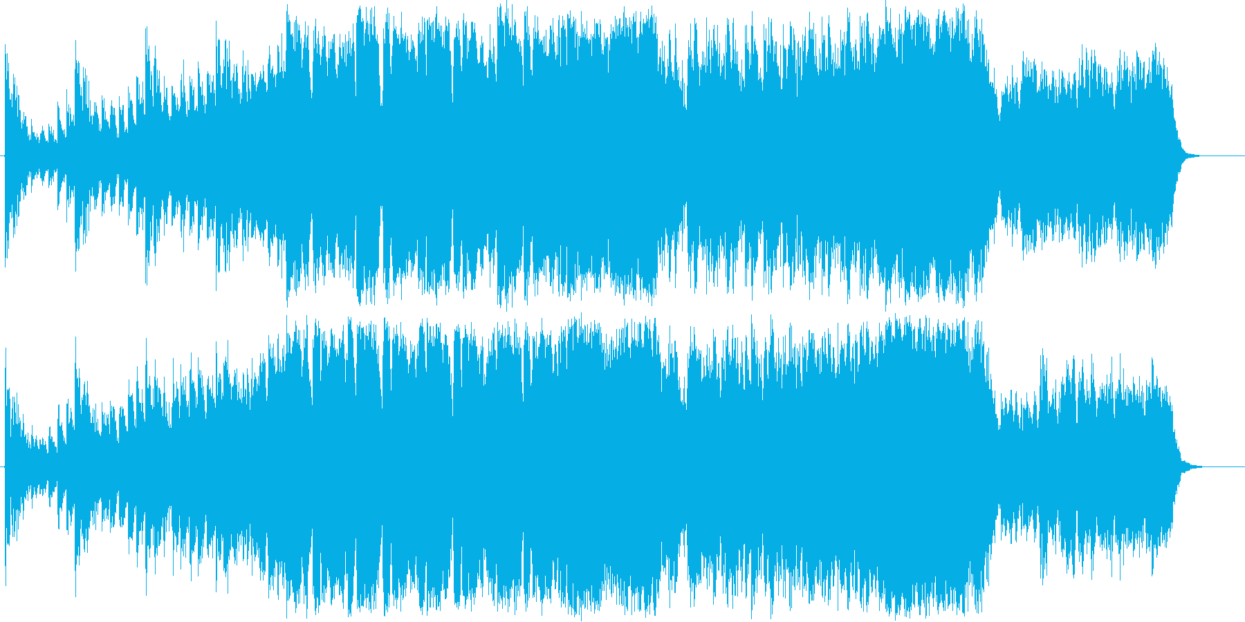 火山の脅威をテーマにした音楽の再生済みの波形