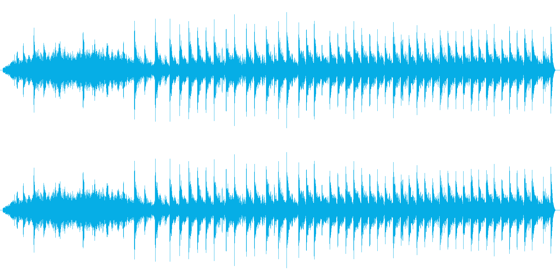 【生音】ギュルルドドド。原付エンジン音の再生済みの波形
