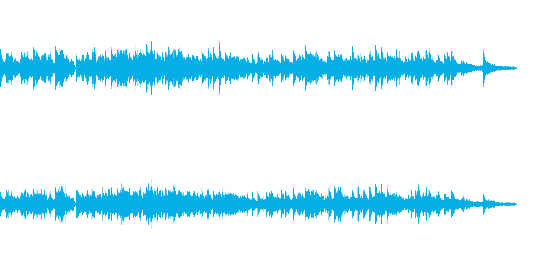 重厚な和音が響く切ないピアノバラードの再生済みの波形