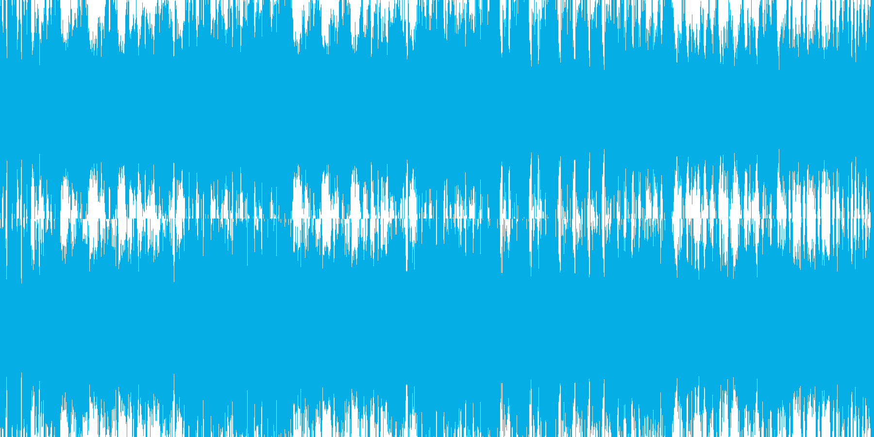 激しいオーケストラのループ楽曲です。の再生済みの波形