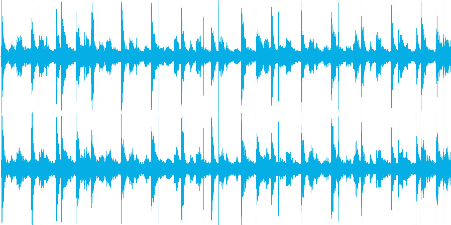 エレクトロなイメージをした楽曲です。の再生済みの波形