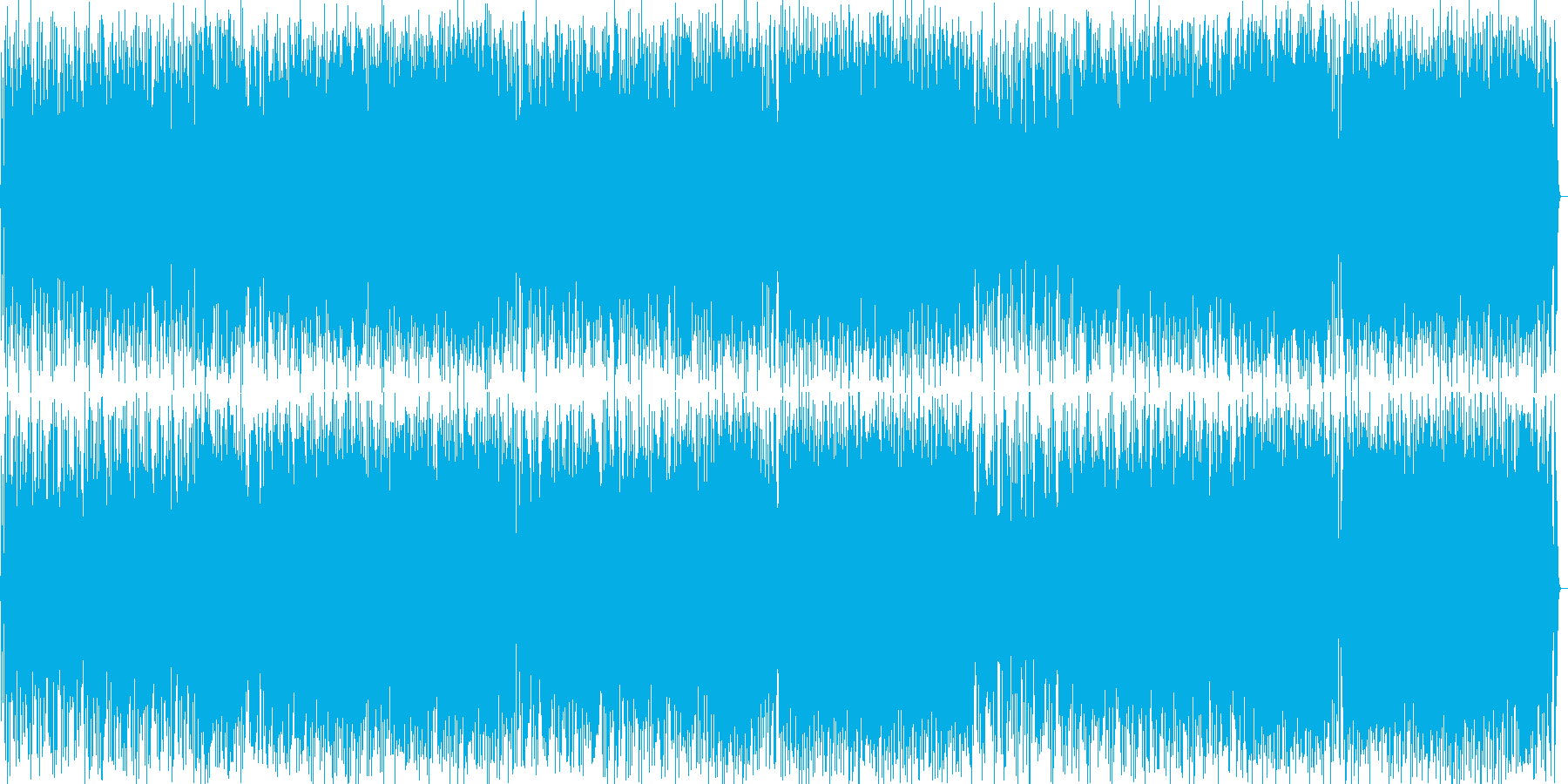 ギターによるにぎやかポップロックの再生済みの波形