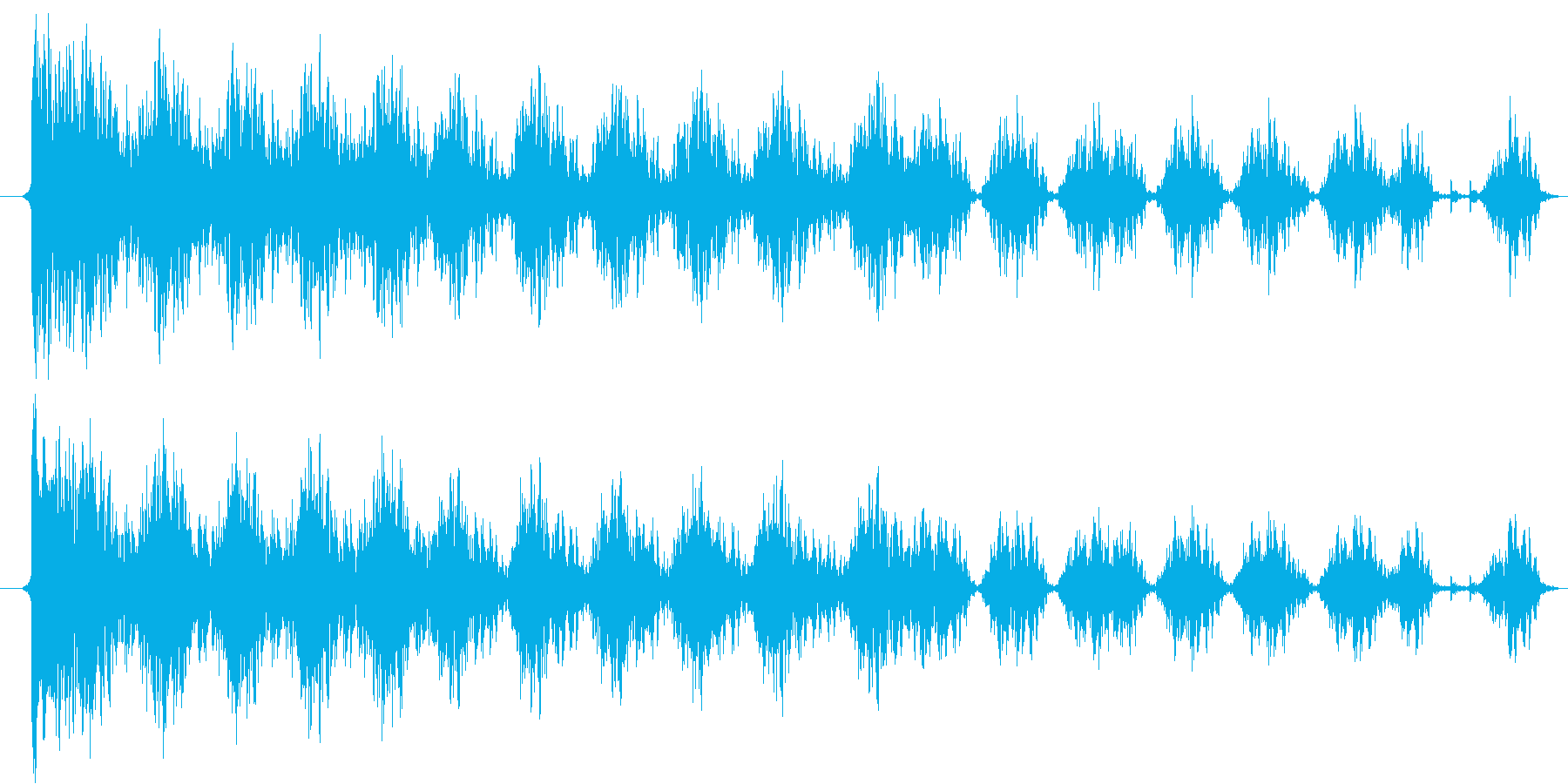 ノイズを意識した短いシーン効果音です。の再生済みの波形