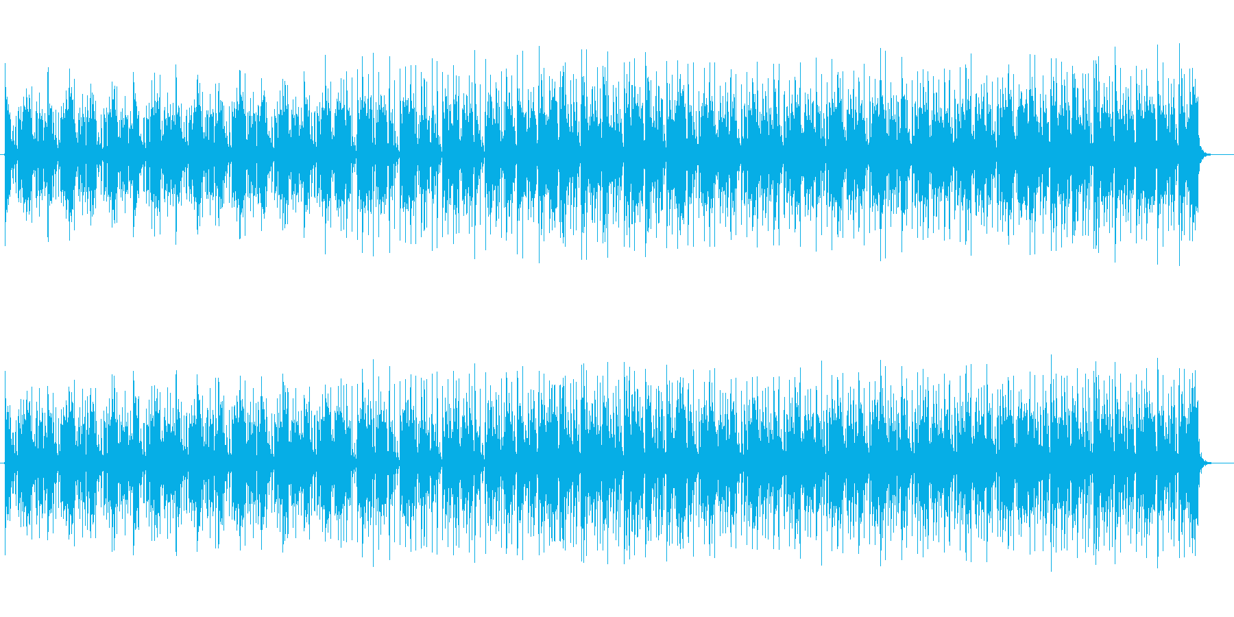 ファンタジーでおしゃれなシンセテクノの再生済みの波形