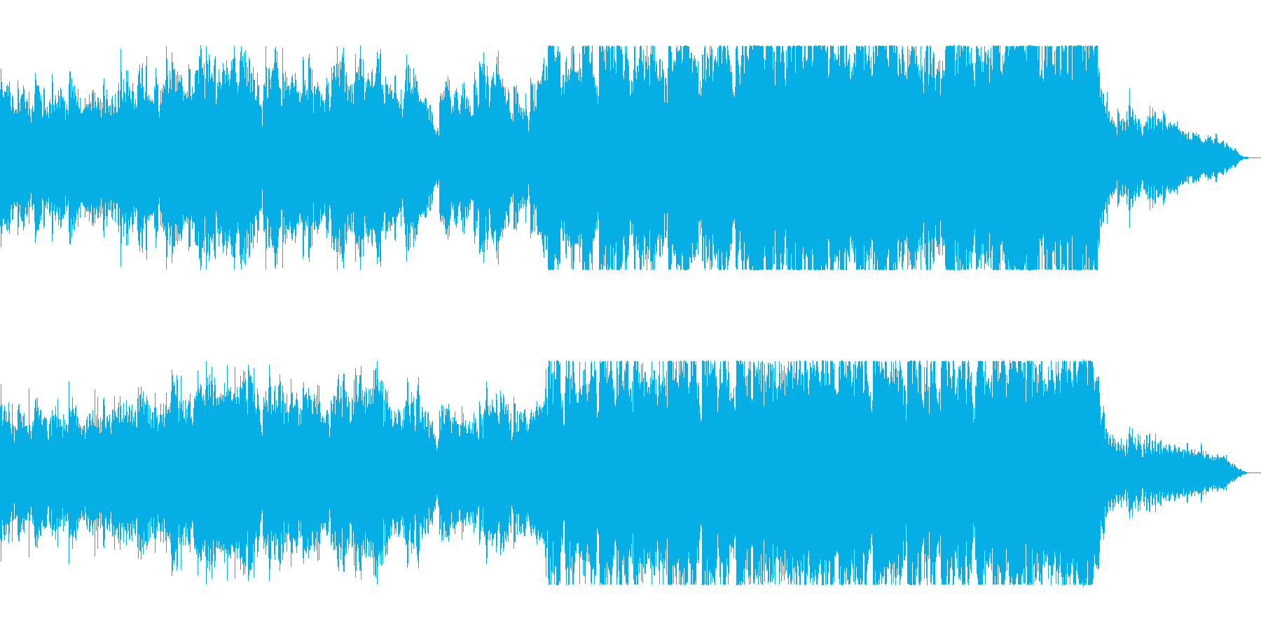 次のステップに進みたい彼方への再生済みの波形