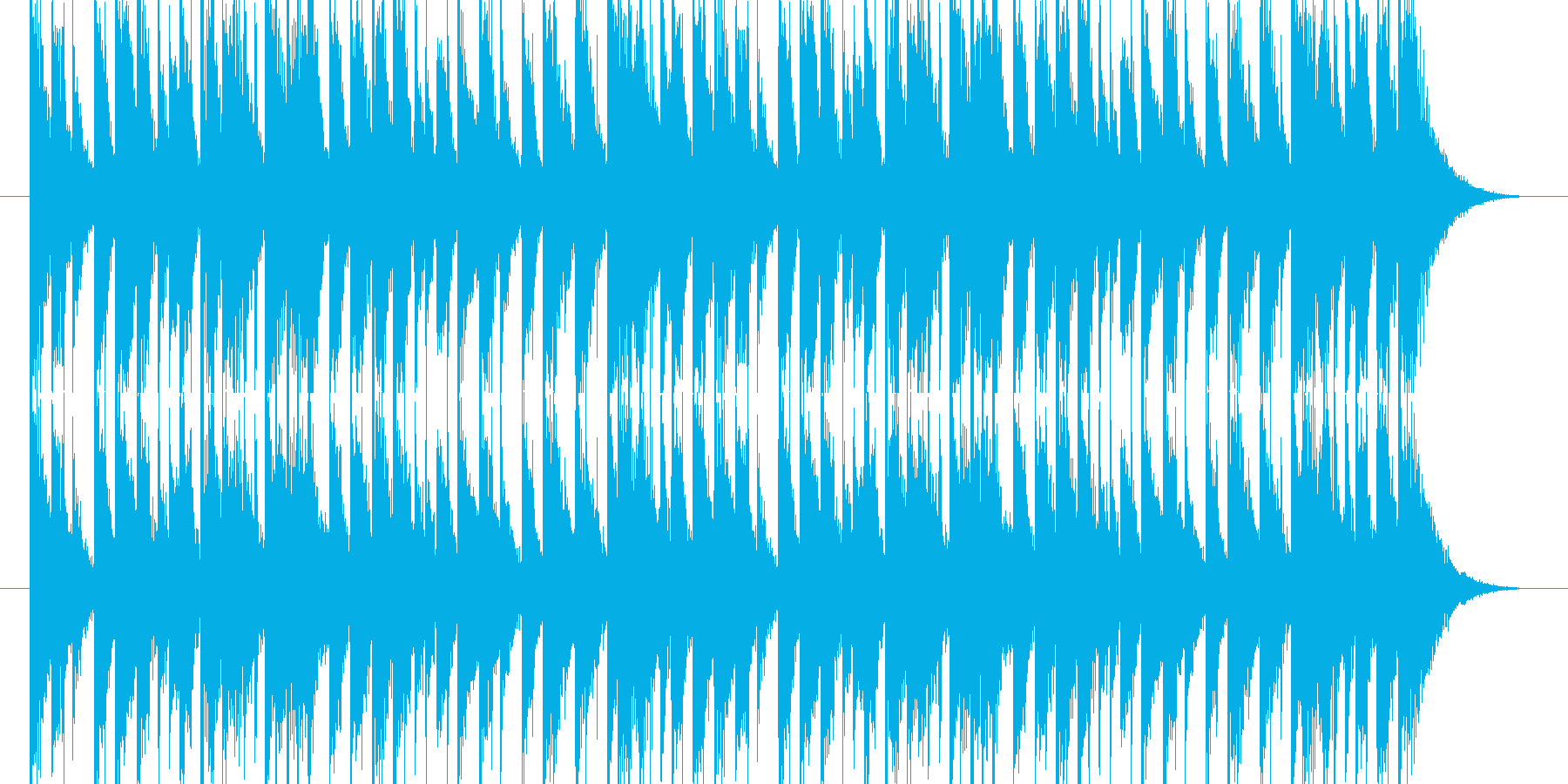 CMなどのジングルの再生済みの波形